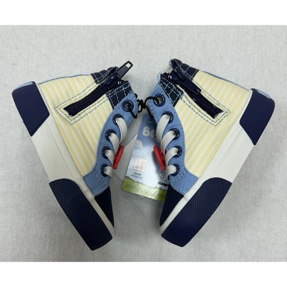 BLUEY Toddler Unisex High-top Shoes NWT Size 5 Side Zip Multicolor - Picture 2 of 7
